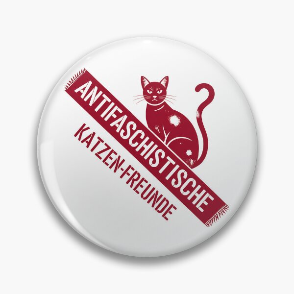 Item preview, Antifaschistische Katzen Freunde - Linke Antifaschismus Merch designed and sold by LoFizzy.