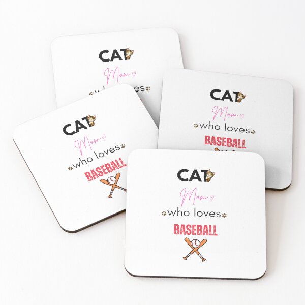 Item preview, Cat Mom Who Loves Baseball designed and sold by PawFitt.