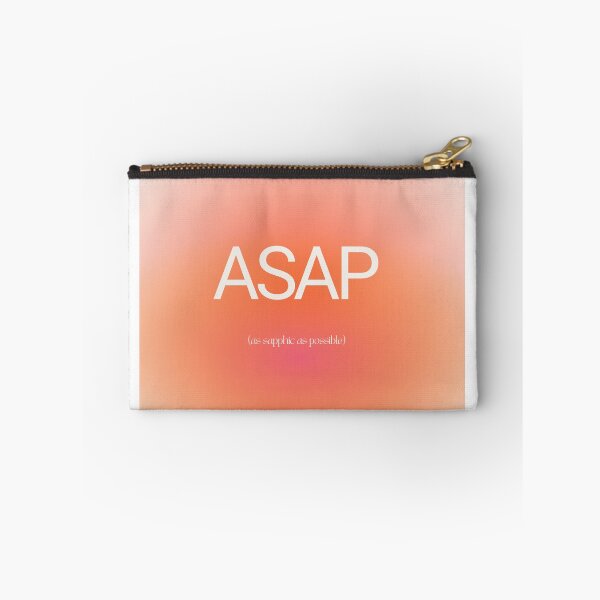 Item preview, ASAP as Sapphic as Possible | Funny Sapphic Lesbian Pride Quote designed and sold by Rooted & Co.