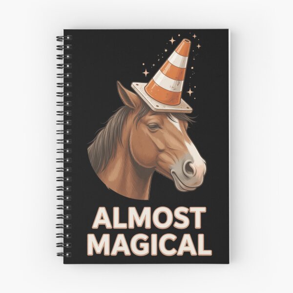 Item preview, Almost Magical Horse Traffic Cone Unicorn designed and sold by CF_VintageDesign.