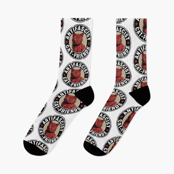 Item preview, Antifascist Cat Friends - Leftist Antifascism Merch designed and sold by LoFizzy.