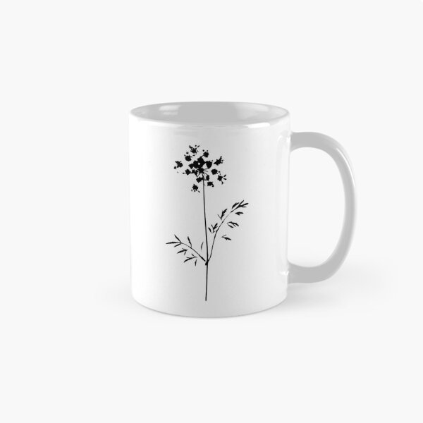 Item preview, Black Queen Anne’s Lace Botanical Silhouette Wildflower Art designed and sold by The Snarky Ph.D.: A Study in Botanicals .