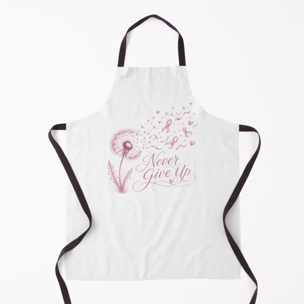 Item preview, Never Give Up - Pink Ribbon Dandelion Art designed and sold by Heather Renees Designs.