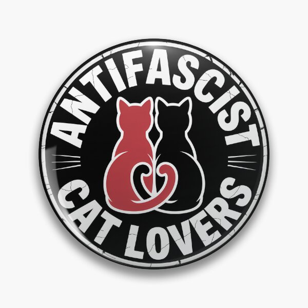 Item preview, Antifascist Cat Friends - Leftist Antifascism Merch designed and sold by LoFizzy.