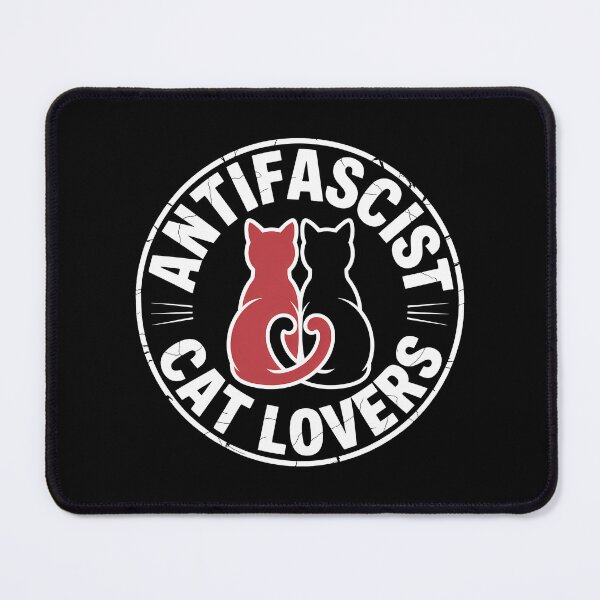 Item preview, Antifascist Cat Friends - Leftist Antifascism Merch designed and sold by LoFizzy.