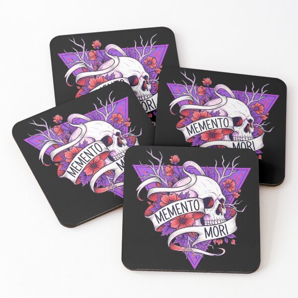 Item preview, Memento Mori Skull Flowers and Dead Leaves designed and sold by nuel-art.