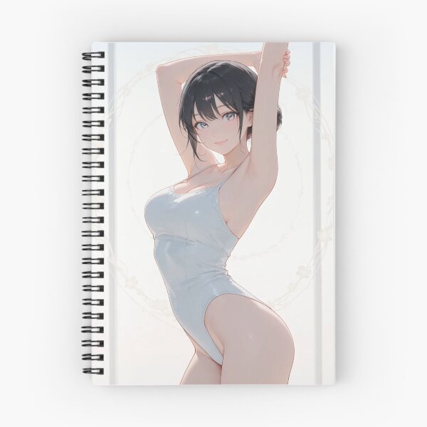Item preview, White Grace – Elegant Anime Woman in Soft Light designed and sold by SEIMEI2025.