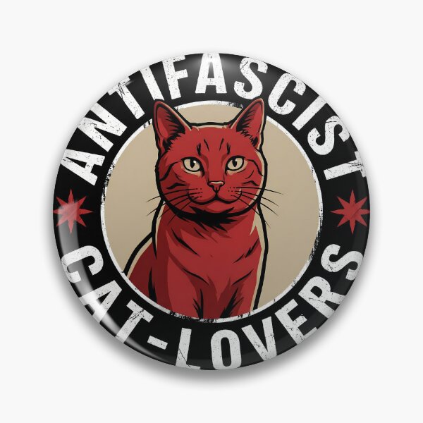 Item preview, Antifascist Cat Friends - Leftist Antifascism Merch designed and sold by LoFizzy.