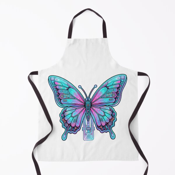 Item preview, Cyberpunk Butterfly Neon Mecha Circuit Board Synthwave Insect Aesthetic designed and sold by mood-draftsman.