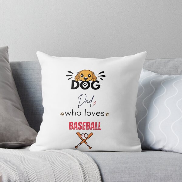 Item preview, Dog Dad Who Loves Baseball designed and sold by PawFitt.