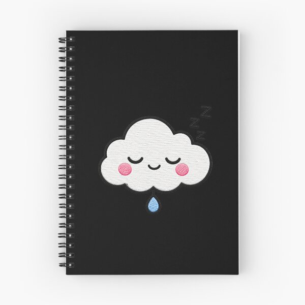 Item preview, Sleepy Cloud Kawaii Embroidery Patch Illustration designed and sold by ColorSplash123.