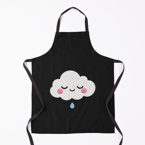 Item preview, Sleepy Cloud Kawaii Embroidery Patch Illustration designed and sold by ColorSplash123.