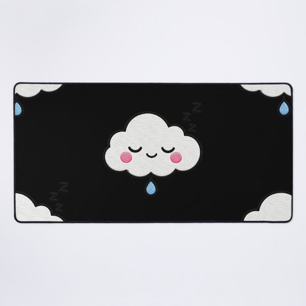 Item preview, Sleepy Cloud Kawaii Embroidery Patch Illustration designed and sold by ColorSplash123.