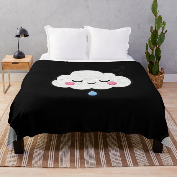 Item preview, Sleepy Cloud Kawaii Embroidery Patch Illustration designed and sold by ColorSplash123.