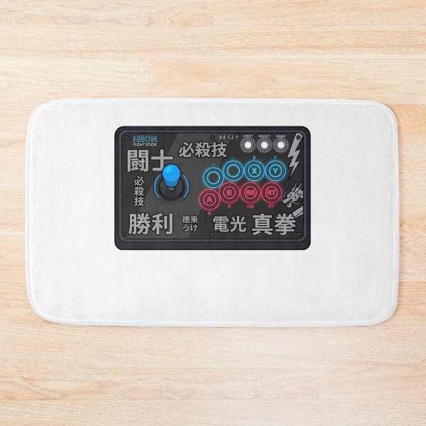 Item preview, Retro Neon Arcade Fight Stick Controller FGC Japanese Kanji Gamer Aesthetic designed and sold by mood-draftsman.