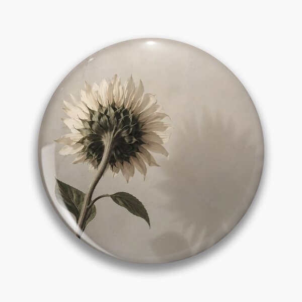 Item preview, Single Cream Sunflower in Soft Light designed and sold by Easternpantry.
