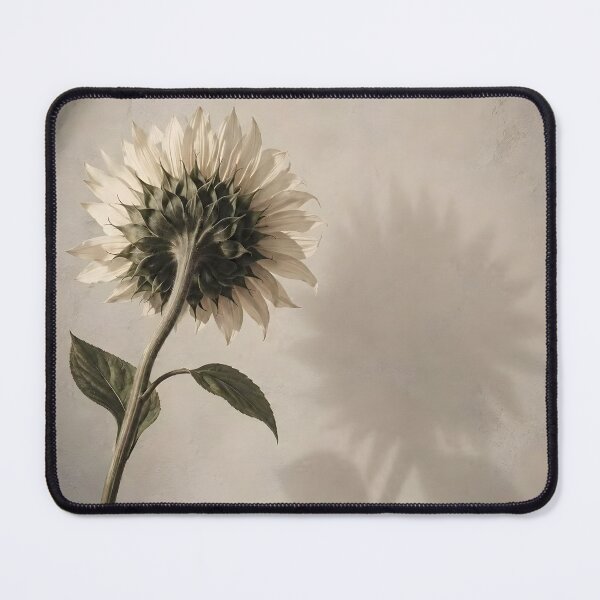 Item preview, Single Cream Sunflower in Soft Light designed and sold by Easternpantry.