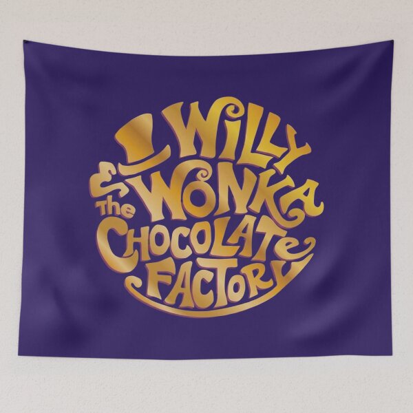 Item preview, Willy Wonka Chocolate Factory Retro Classic Logo designed and sold by killem667.