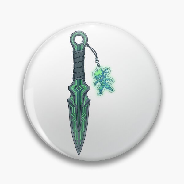 Item preview, Cyberpunk Ninja Kunai Cyber Dagger Glowing Neon Techwear Anime Aesthetic designed and sold by mood-draftsman.