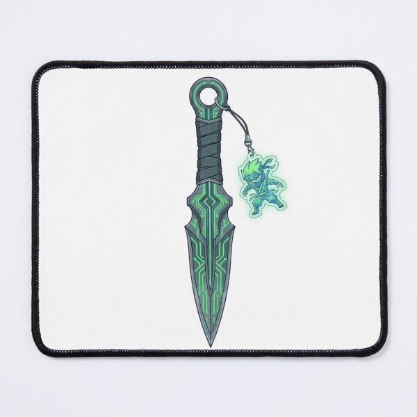 Item preview, Cyberpunk Ninja Kunai Cyber Dagger Glowing Neon Techwear Anime Aesthetic designed and sold by mood-draftsman.