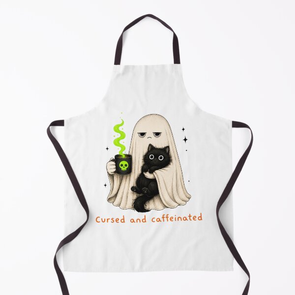 Item preview, CURSED AND CAFFEINATED designed and sold by OskarTrendz.
