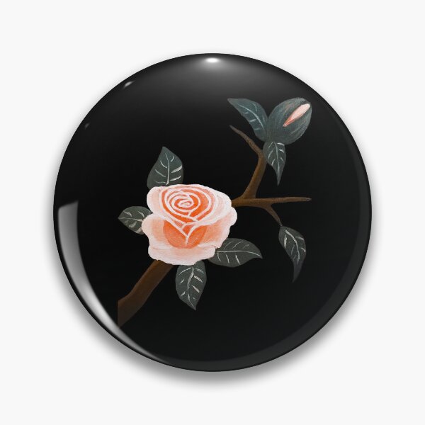 Item preview, Rose Branch - Black BG designed and sold by lavenderXblue.