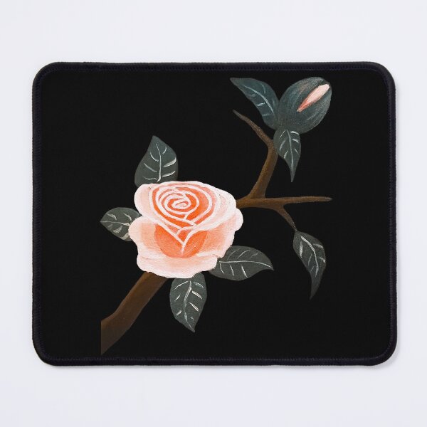 Item preview, Rose Branch - Black BG designed and sold by lavenderXblue.