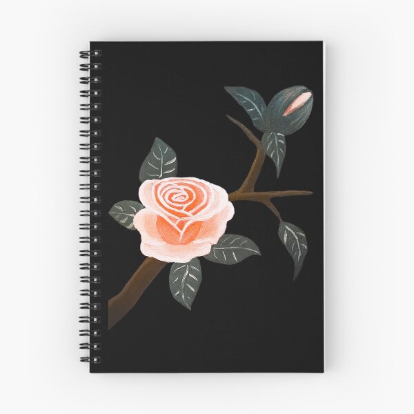Item preview, Rose Branch - Black BG designed and sold by lavenderXblue.