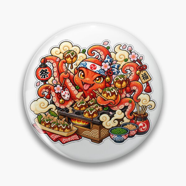 Item preview, Japanese Takoyaki Octopus | Cute Festival Food Fantasy designed and sold by MrDev.