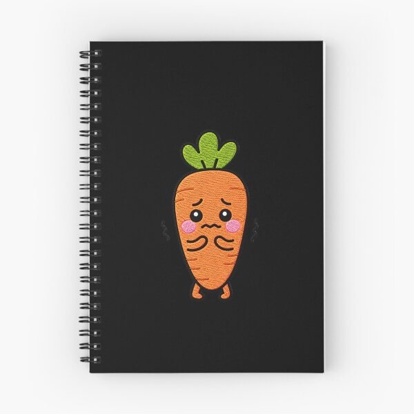 Item preview, Nervous Carrot Kawaii Embroidery Patch Illustration designed and sold by ColorSplash123.