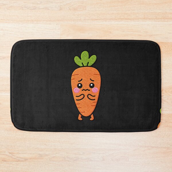 Item preview, Nervous Carrot Kawaii Embroidery Patch Illustration designed and sold by ColorSplash123.