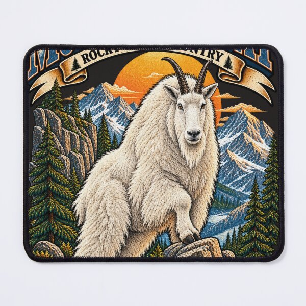 Item preview, Rocky High Country Mountain Goat designed and sold by KrungiT Design .