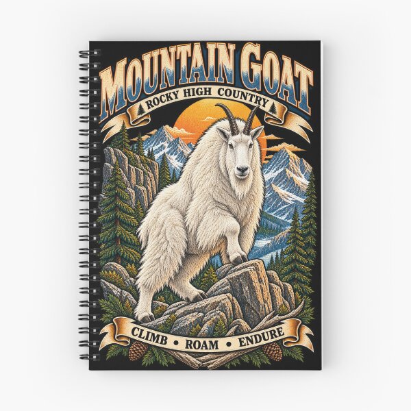 Item preview, Rocky High Country Mountain Goat designed and sold by KrungiT Design .