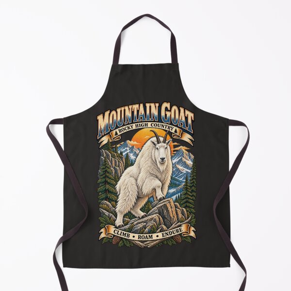 Item preview, Rocky High Country Mountain Goat designed and sold by KrungiT Design .