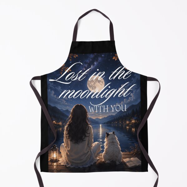 Item preview, Lost In The Moonlight With You Cat Quote designed and sold by Soluna Studio.