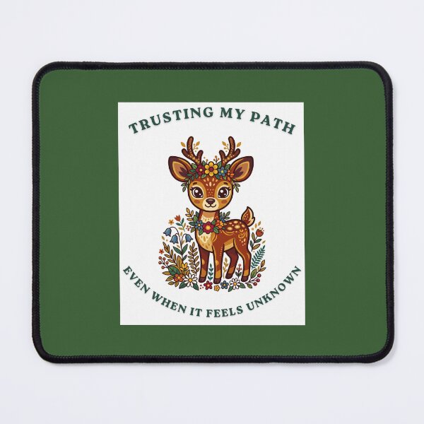 Item preview, Trusting My Path Deer Illustration designed and sold by amusefullife.
