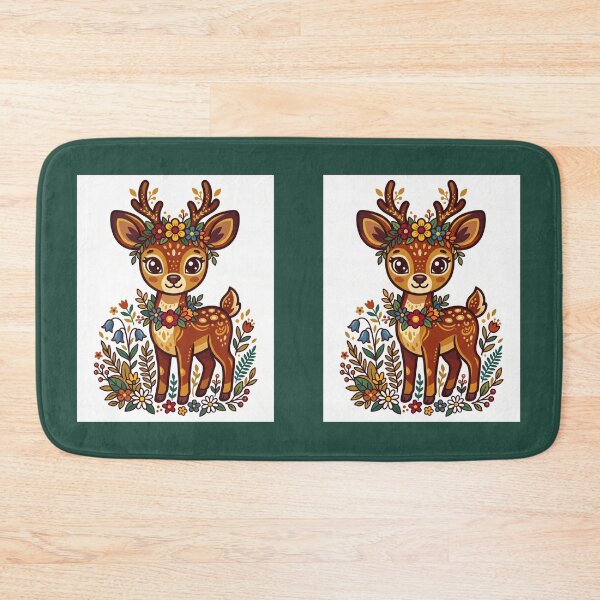 Item preview,  Trusting My Path Deer Illustration designed and sold by amusefullife.
