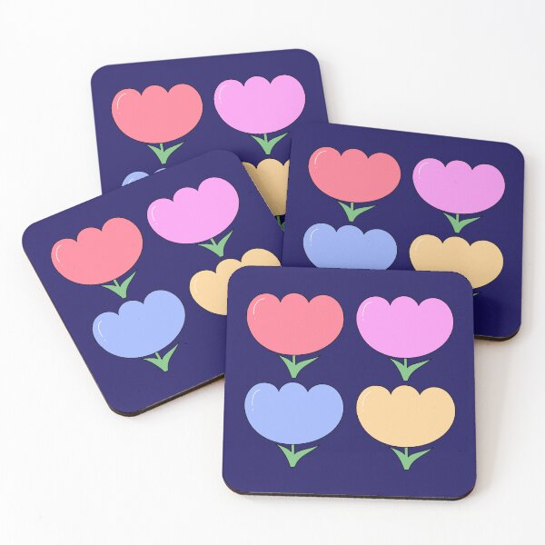 Item preview, Cute Pastels Tulips Aesthetic Spring Flowers Art designed and sold by ubborn.