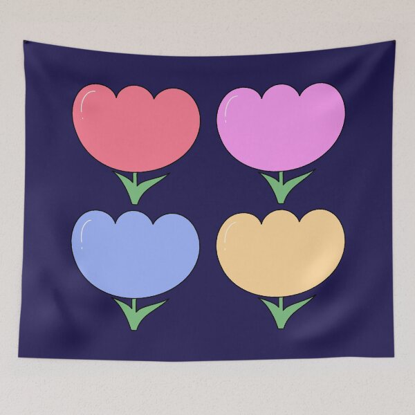 Item preview, Cute Pastels Tulips Aesthetic Spring Flowers Art designed and sold by ubborn.