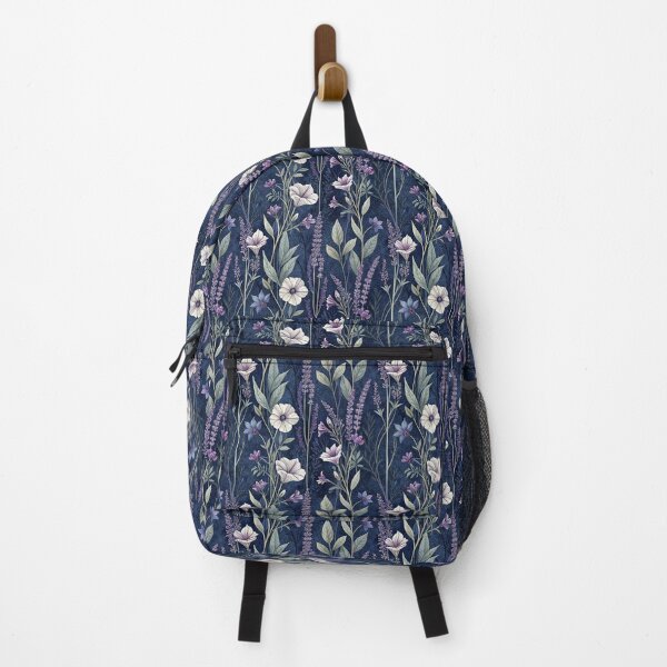 Item preview, Dark Florals Anthology – Twilight Lavender & Slender Botanical Pattern designed and sold by Whimsical Wayfarer.