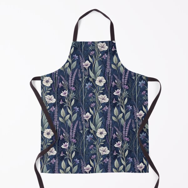 Item preview, Dark Florals Anthology – Twilight Lavender & Slender Botanical Pattern designed and sold by Whimsical Wayfarer.
