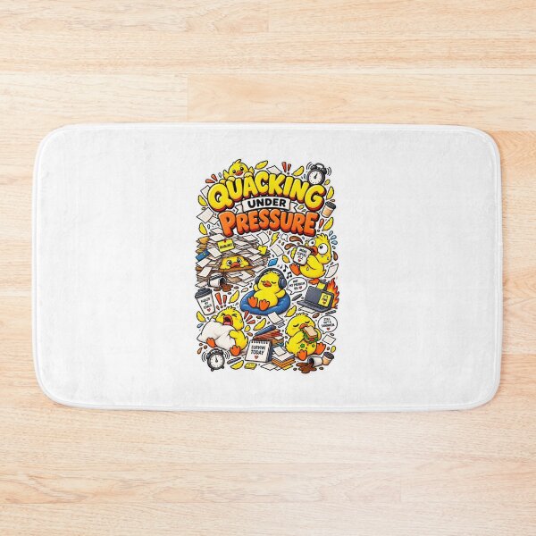Item preview, Quacking Under Pressure | Funny Stressed Duck Office Humor designed and sold by MrDev.