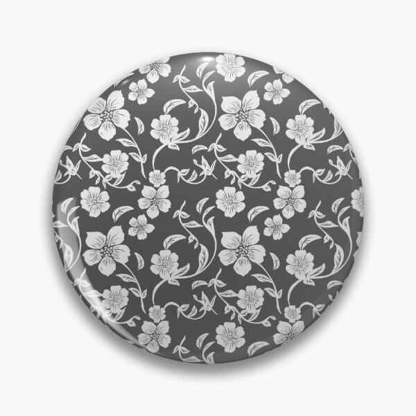 Item preview, Keep Moving Forward Charcoal Floral Pattern & Quote designed and sold by ​Jyoti Digital Artist.