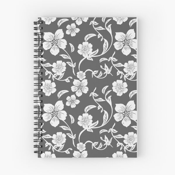 Item preview, Keep Moving Forward Charcoal Floral Pattern & Quote designed and sold by ​Jyoti Digital Artist.