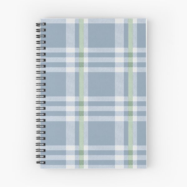 Item preview, Reynolds fun flannel inspired pattern - blue with green stripe designed and sold by ReynoldsFun.