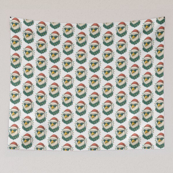 Item preview, Eagles Christmas Santa Hat Philly Football Fan Holiday Gift T-Shirt LIMITED EDITION designed and sold by Versanova11.