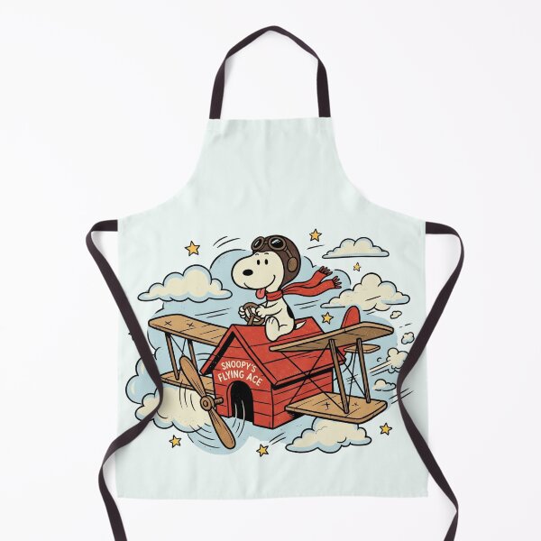 Item preview, Snoopy Flying Ace Retro Cartoon Art designed and sold by Innova_Creations.