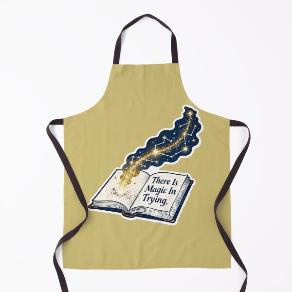 Item preview, There Is Magic In Trying – Open Book Constellation Golden Stardust designed and sold by Ideeplyfeltit.
