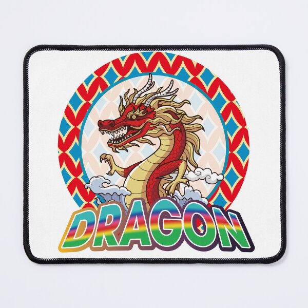 Item preview, Red Dragon Rainbow Pride Design – Colorful Japanese Dragon Fantasy Art designed and sold by LOVEARTDESIGN.
