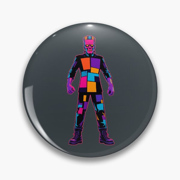 Item preview, Retro Synthwave Frankenstein's Monster designed and sold by KungPowUnicorn.